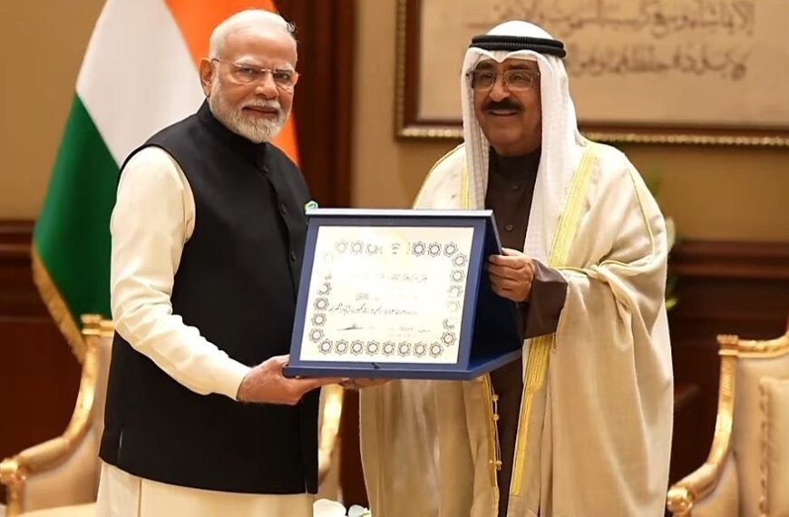 Pm-modi-recieved-highest-honour-in-kuwait